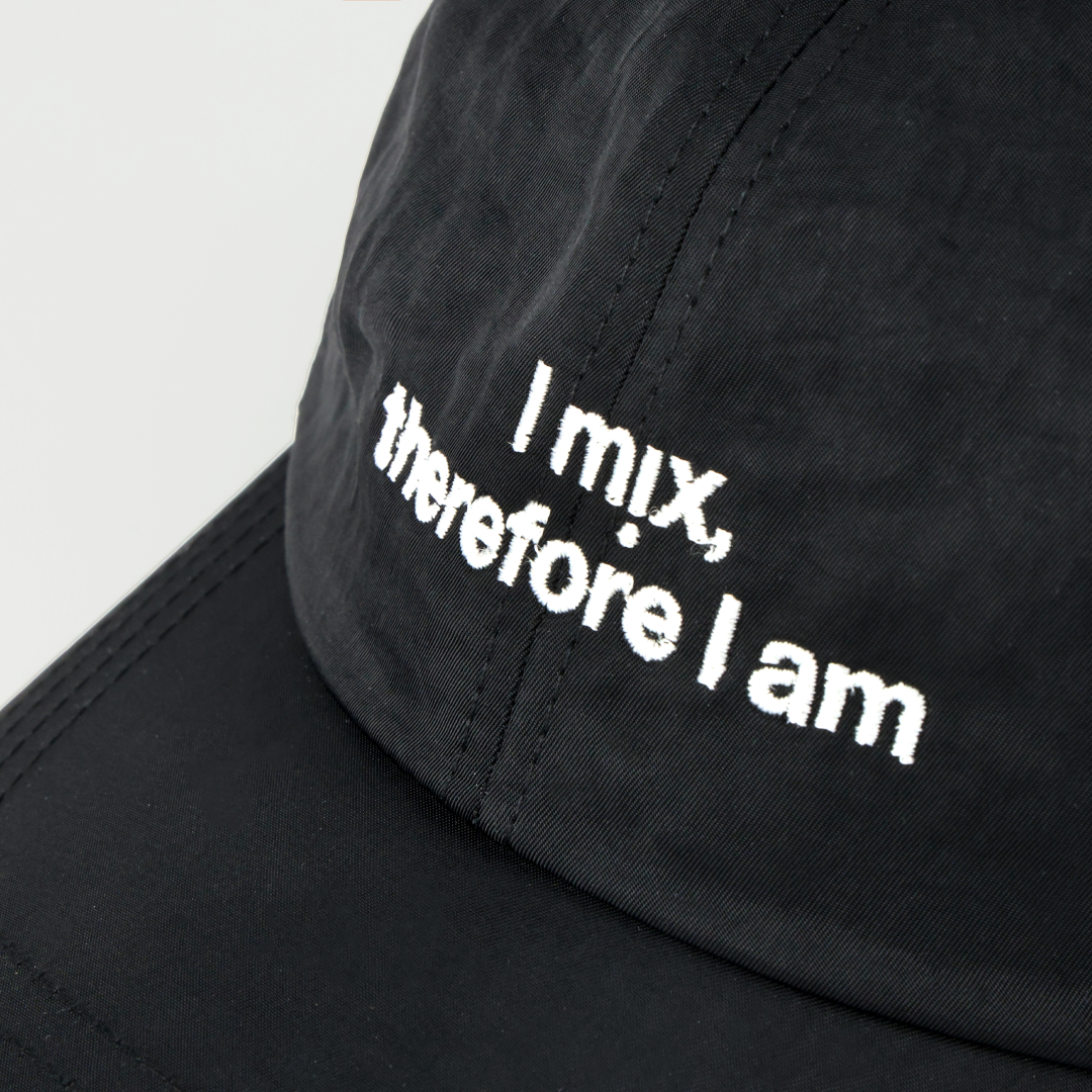 뉴믹스커피 나일론 볼캡 newmix i mix, therefore i am nylon ball cap - 상세 이미지 2