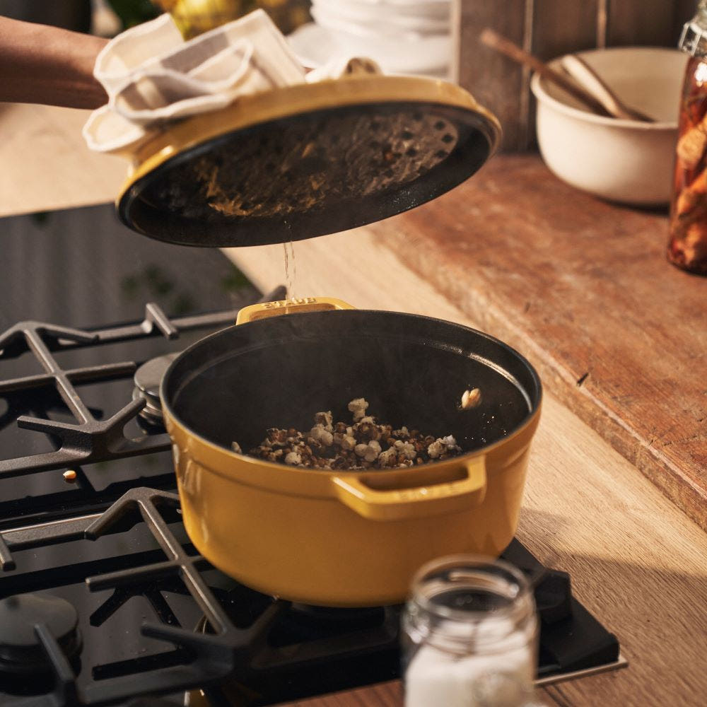 꼬깔손잡이증정 ST1018122  스타우브 원형 꼬꼬떼 시트롱 18cm