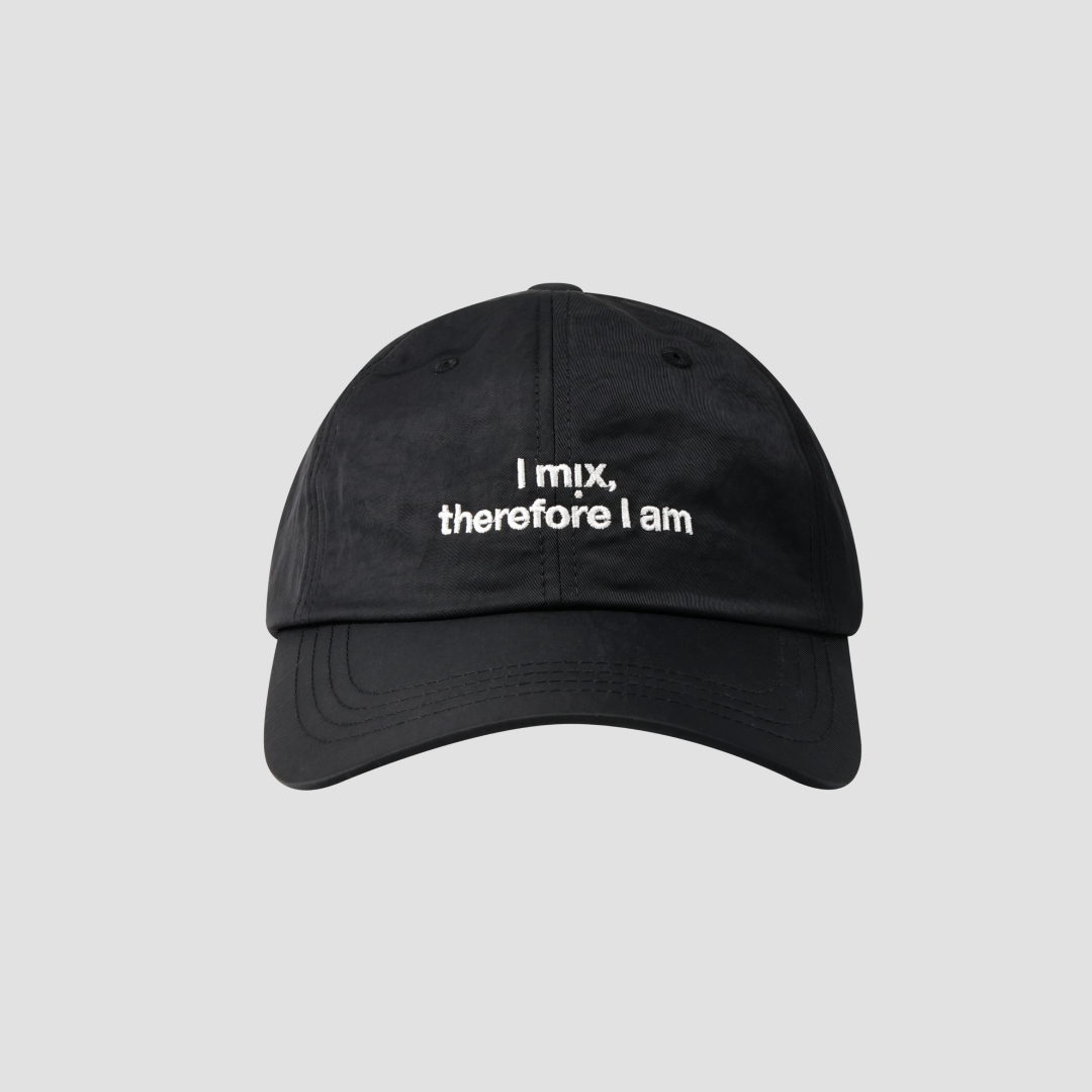 뉴믹스커피 나일론 볼캡 newmix i mix, therefore i am nylon ball cap - 메인 이미지