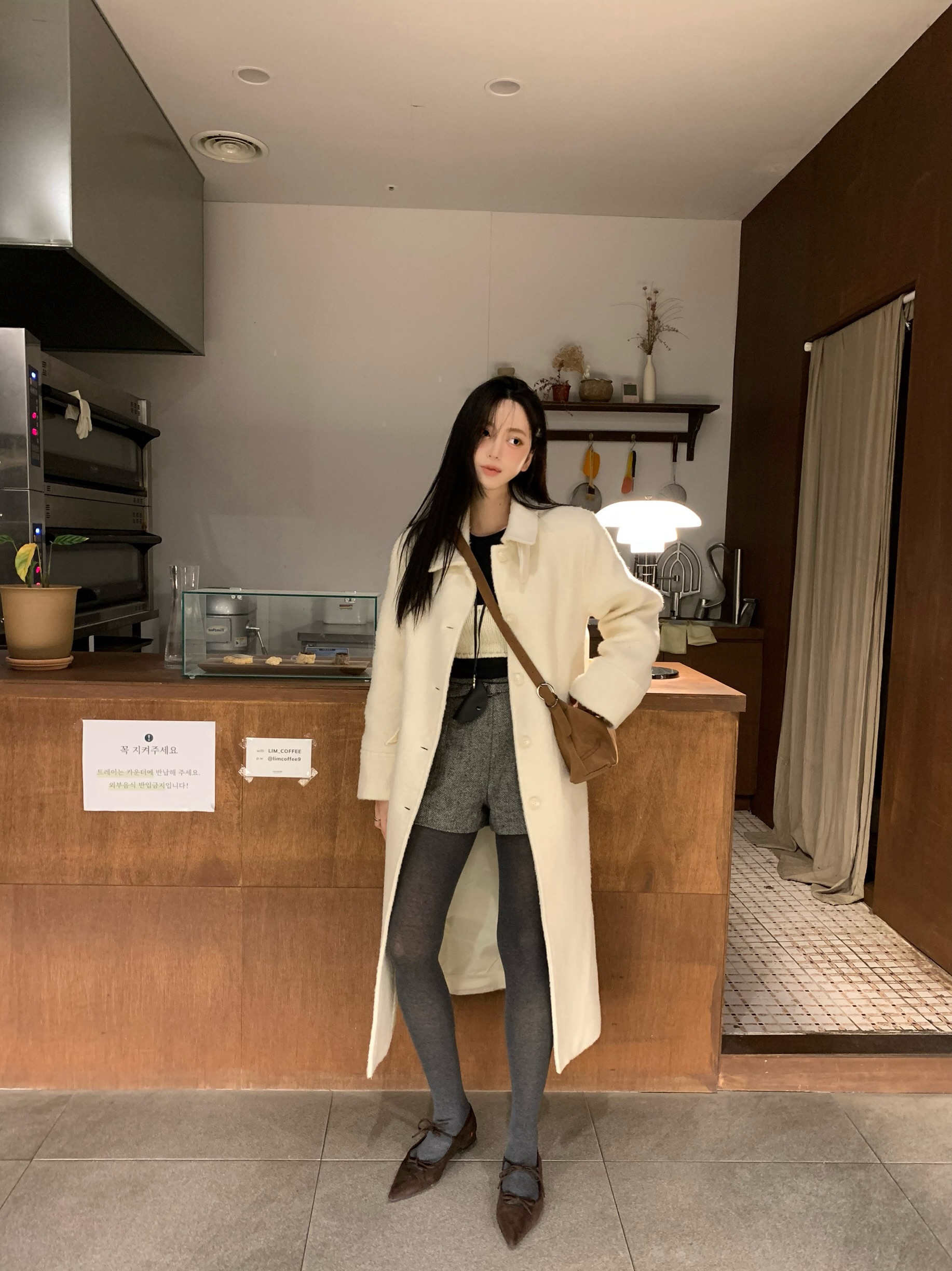wool 100) monde wool long coat 상세 이미지 44