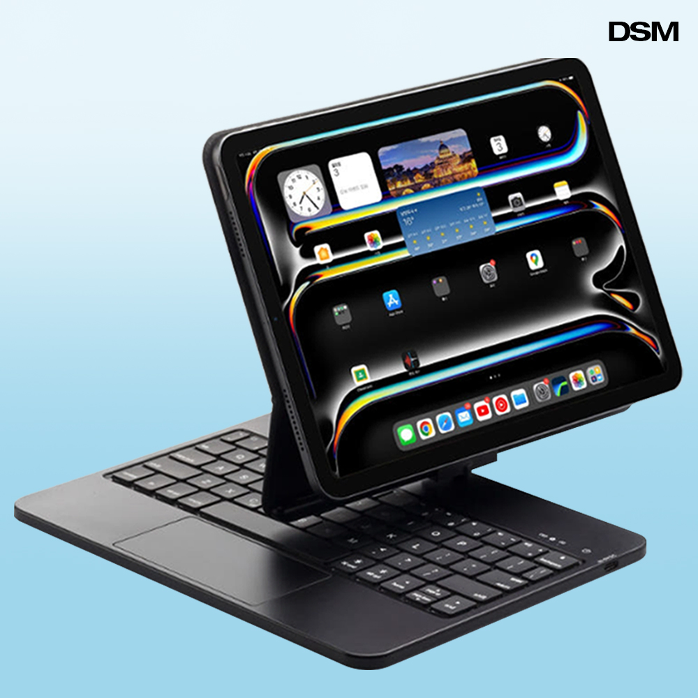DSM 아이패드 매직 키보드 케이스 플립 프로 에어 S사이즈