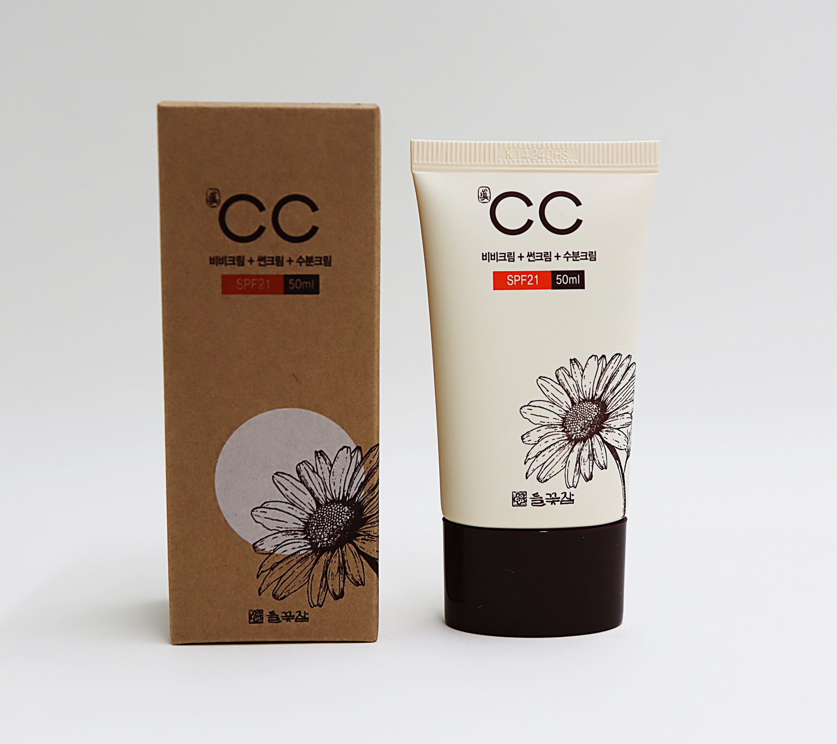 들꽃잠 CC크림 구절초 씨씨 비비 23호, 50ml - 상품 이미지