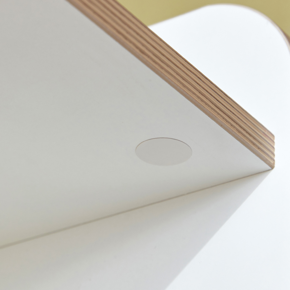 밤비노 친환경 수납 교구장 책장 공부방 낮은 수납장_830, 3단, 화이트