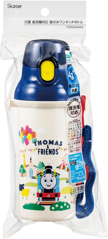 스케이터 기관차 토마스 캐릭터 원터치 다이렉트 보틀 480ml PSB5SANAG - 주방·식기 - 하카타몰