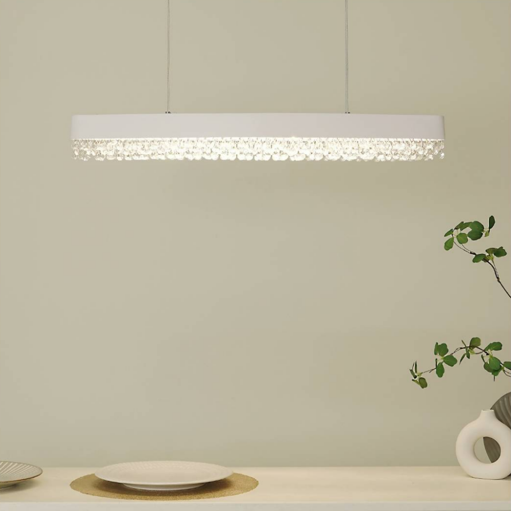 KS인증/무료+당일출고 6인용식탁등 국산 LED 펜던트 조명 주방 식탁등 화이트