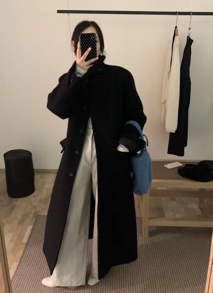 wool 100) monde wool long coat 상세 이미지 24