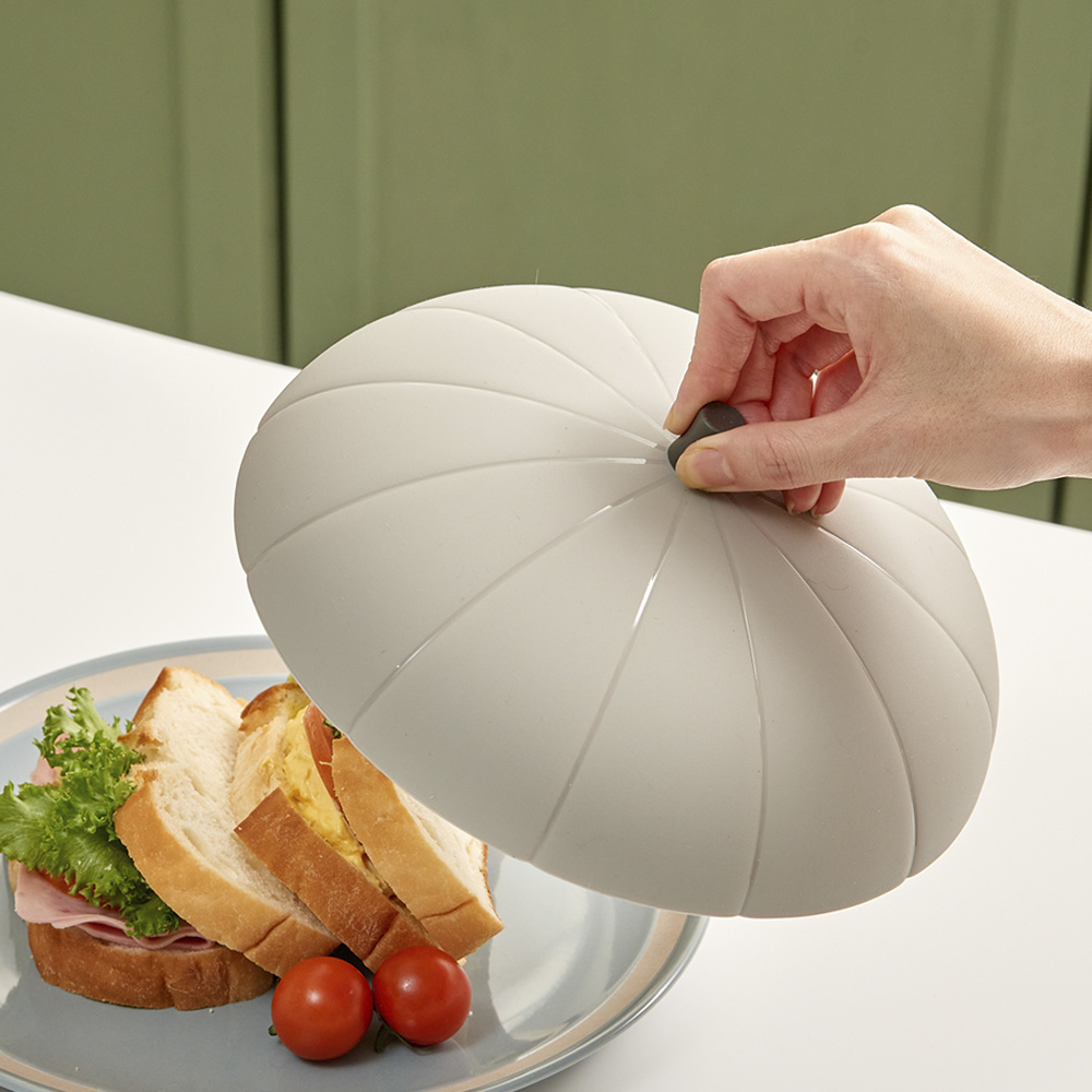 마미스테이블 [호박뚜껑 22cm] 최상급 식품등급 실리콘 덮개 전자렌지 용기 제품 이미지