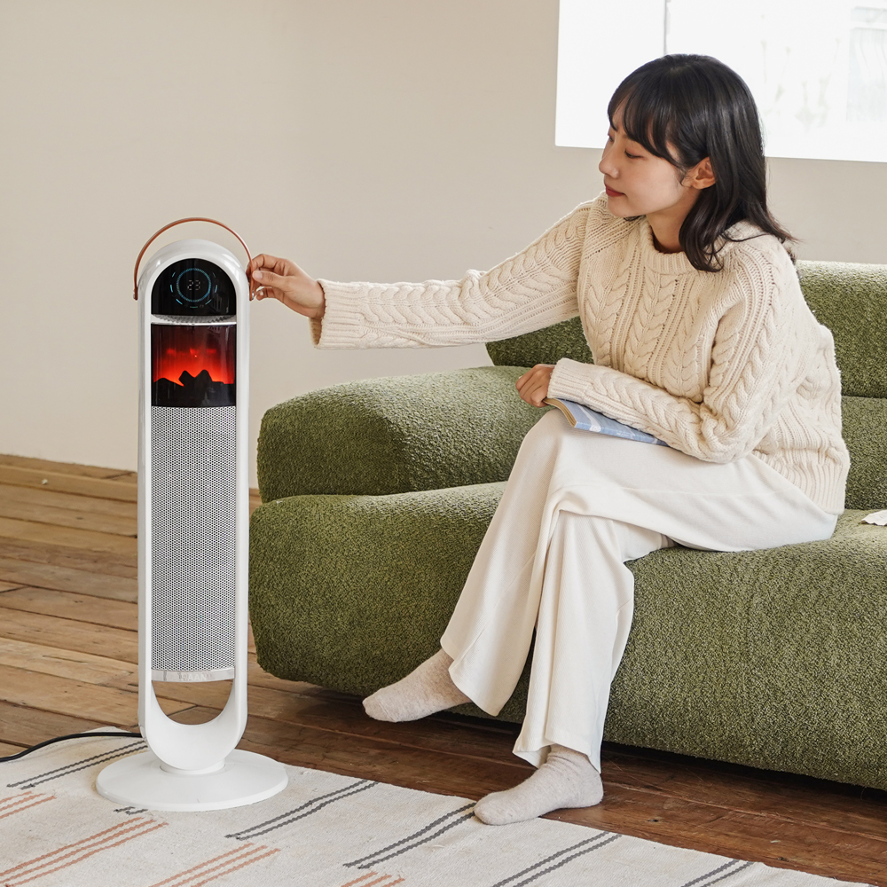 한경희 온풍기 PTC 저소음 그래핀 가정용 난방기 사무실 욕실 온풍기 P9000