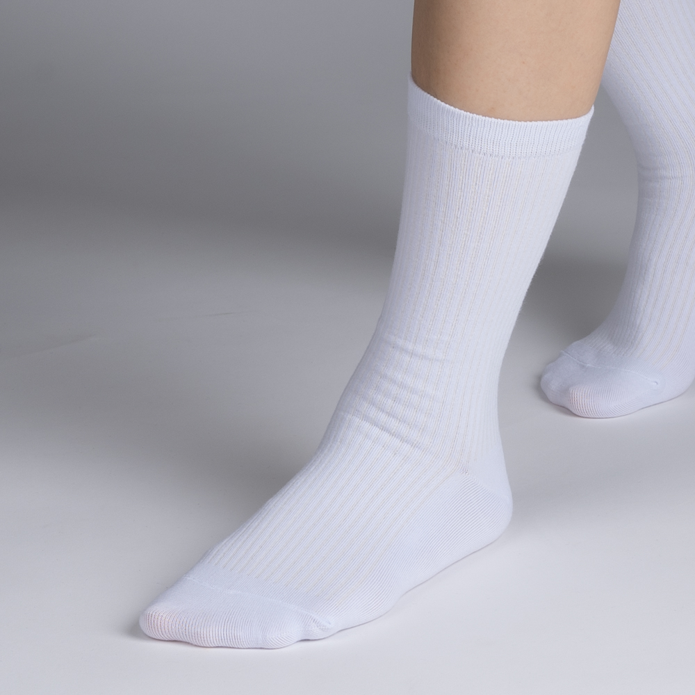 200침 면함류높은 골지 무지 4켤레 장목양말 - 상세 이미지 2