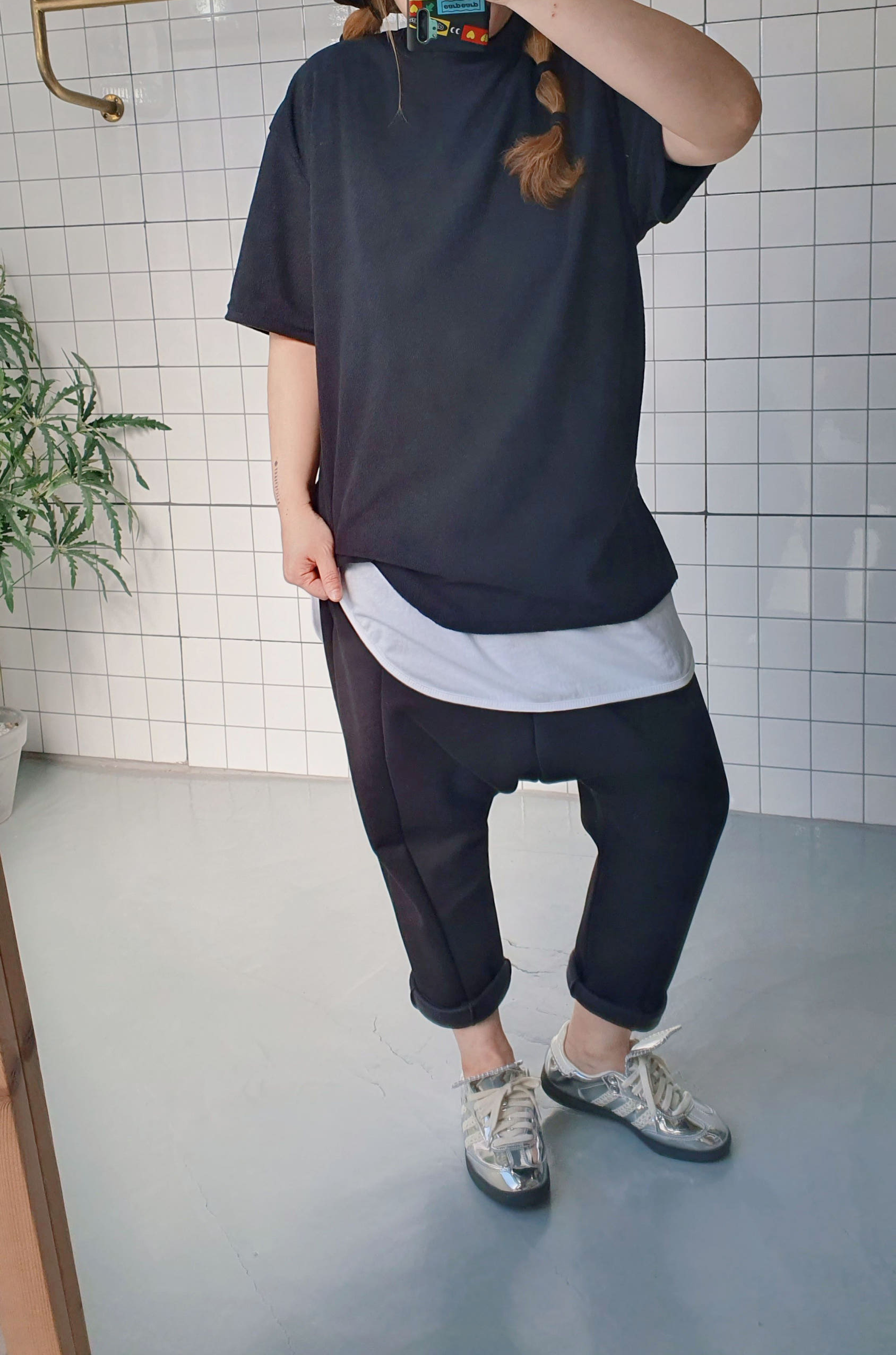 (남녀공용)망고땡 배기바지 봄,가을 겨울 면 기모버전 - 상세 이미지 5