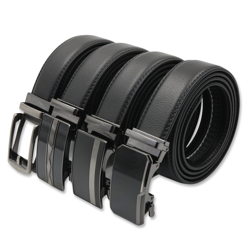 남성 가죽 벨트 허리띠 정장벨트 자동 혁대 혁띠 빅사이즈 버클 소가죽