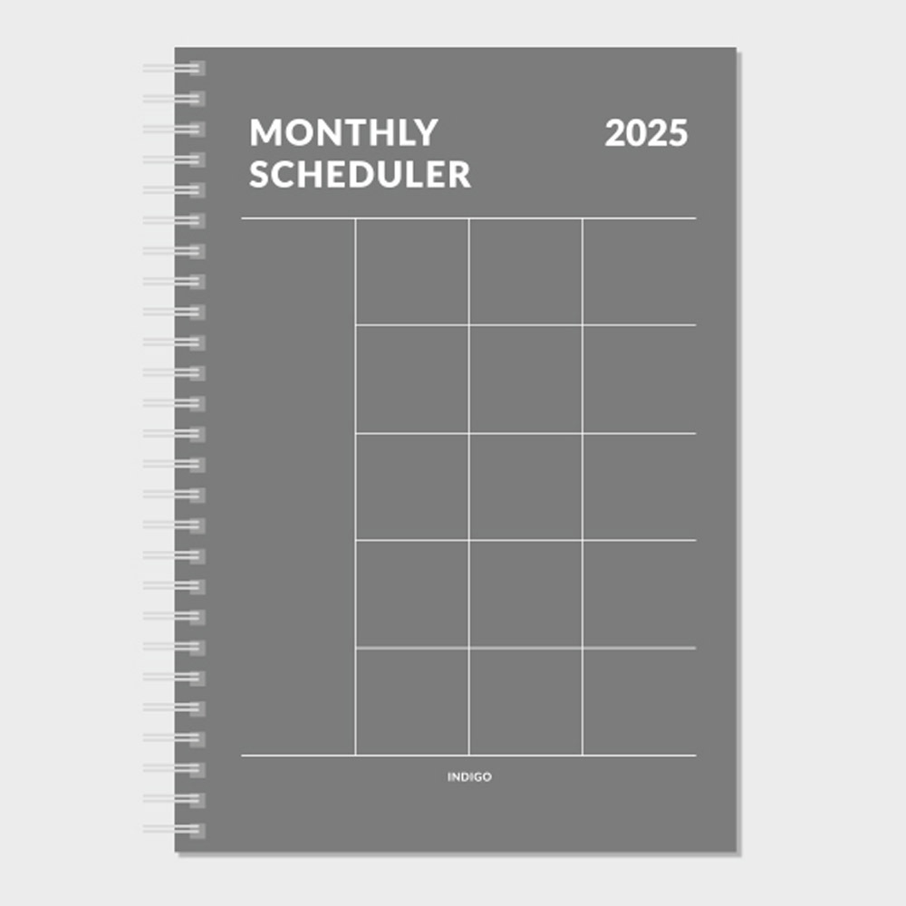 2025 다이어리 질문일기 회사 여행 A5 월간 스프링 그레이 : 사랑동이