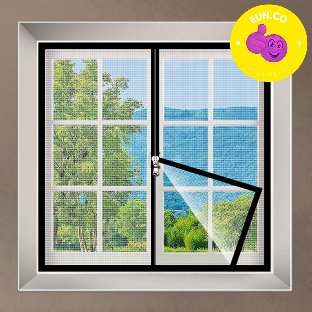 지퍼형 방충망 셀프 윈도우 버그 망사 소재 통기성 쟈크