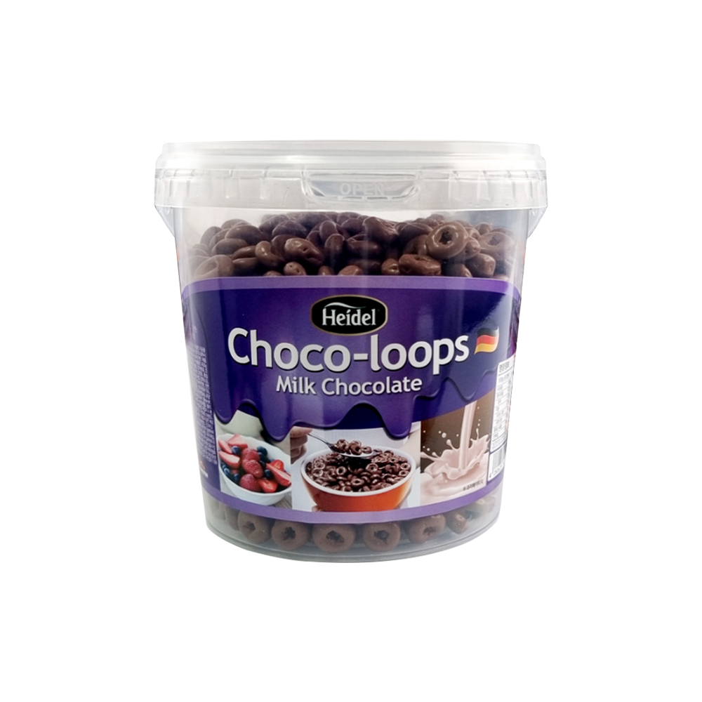 하이델 밀크 초코룹스450g 초코링 간식 그릭요거트 초콜릿 토핑 시리얼 - 상세 이미지 2