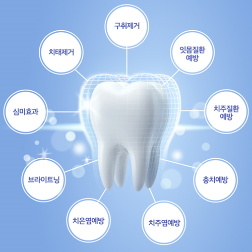 부광약품 잇큐 치약 125g 4개입 6박스 치아 잇몸 구강 건강 관리 충치 입냄새 제거 - 상세 이미지 3