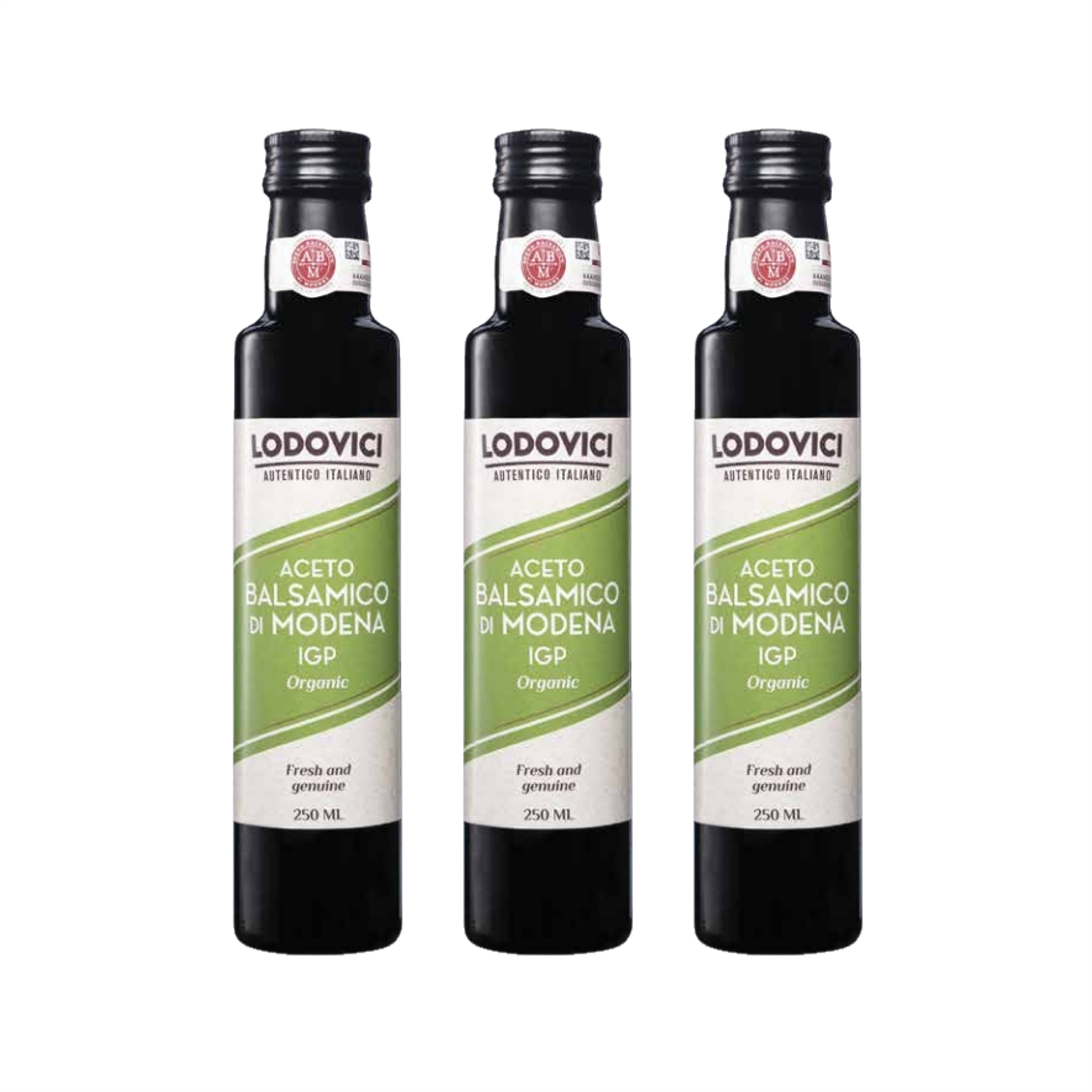 로도비치 저당도 글루텐프리 100% 유기농 발사믹 식초 - IGP 모데나 250ml, 3개 - 상품 이미지