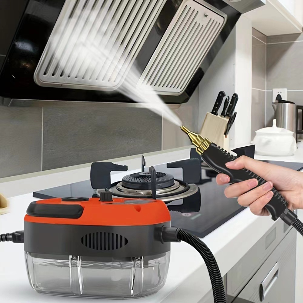 휴대용 스팀 세척기 고온 가압 세척기 브러쉬 헤드포함 주방 가구 욕실용