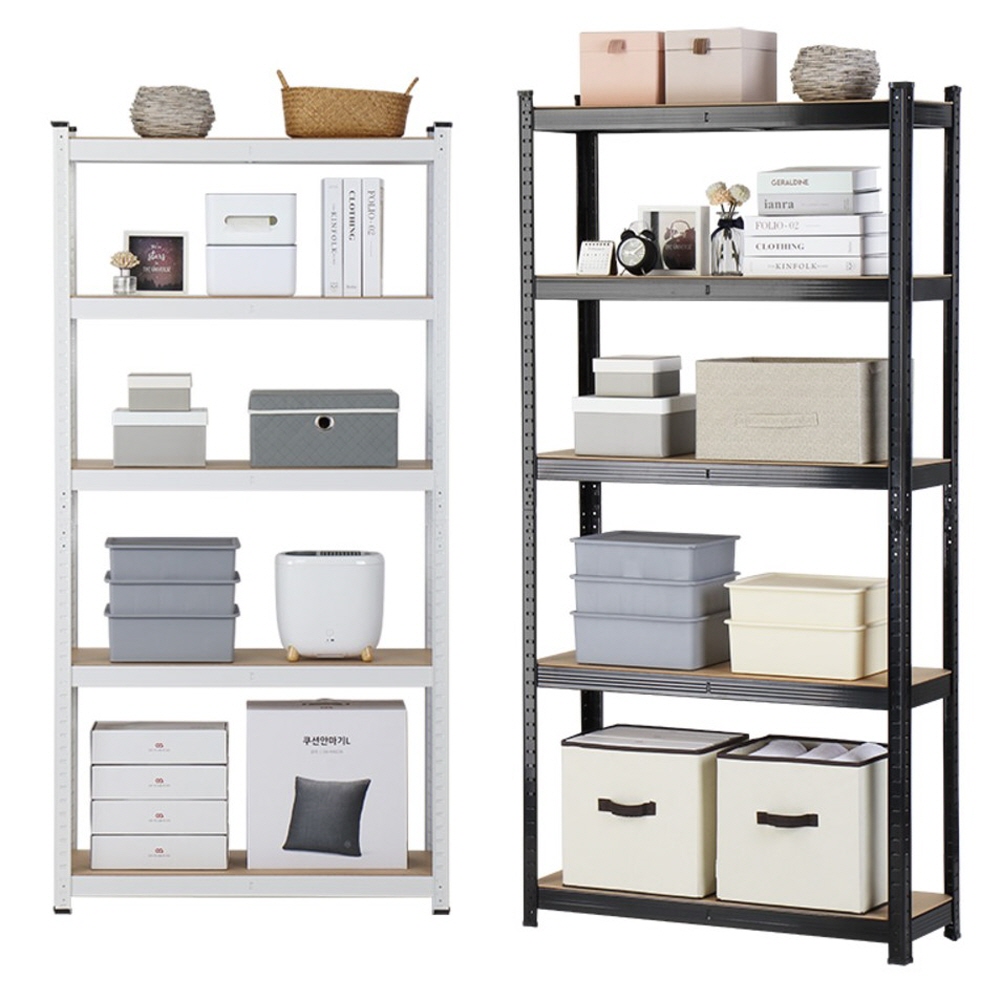 실외기실 선반 조립 팬트리랙 심플 스틸 유닛 쇠테리어 무볼트 선반장 5단 6003001800