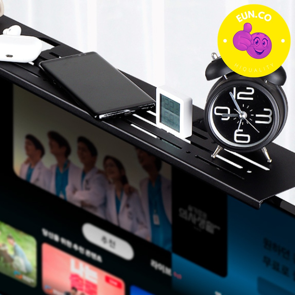 티비 셋탑 거치대 TV 상단선반 받침 철제 모니터다이