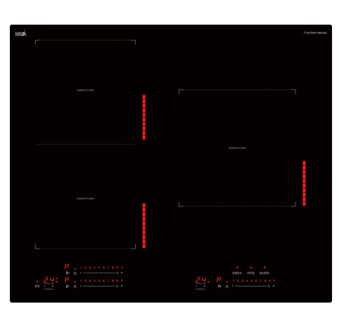 인덕션3구 웰치 전기레인지 전기렌지 빌트인 국산 매립형 원룸 가정용 업소용 고급유로상판