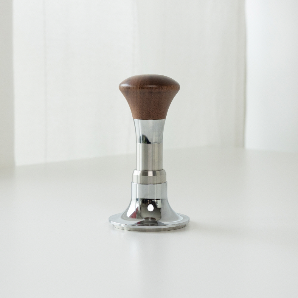 우드 임팩트 템퍼 53.3mm 스프링 정압 푸쉬 탬퍼 커피 템퍼 탬핑 브레빌