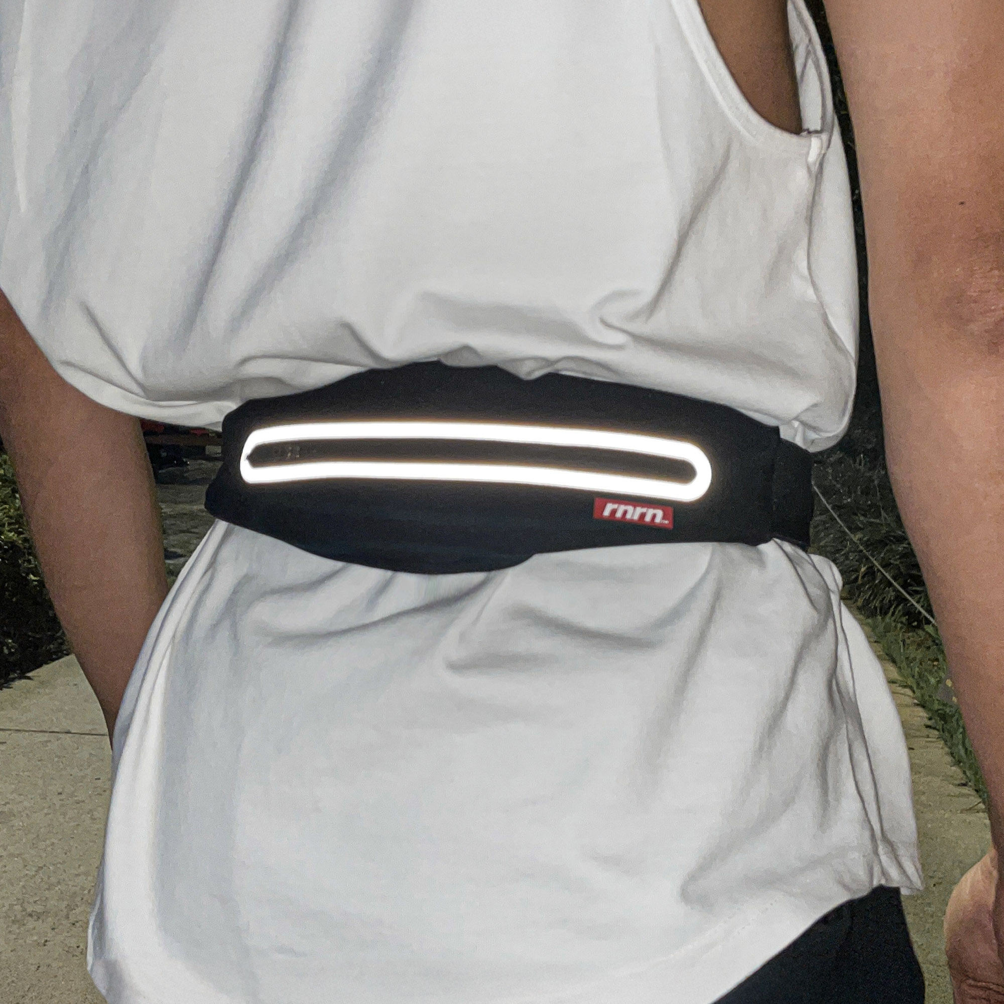 rnrn 러닝벨트 런닝가방 허리밴드 마라톤 힙색 플립벨트 베이직