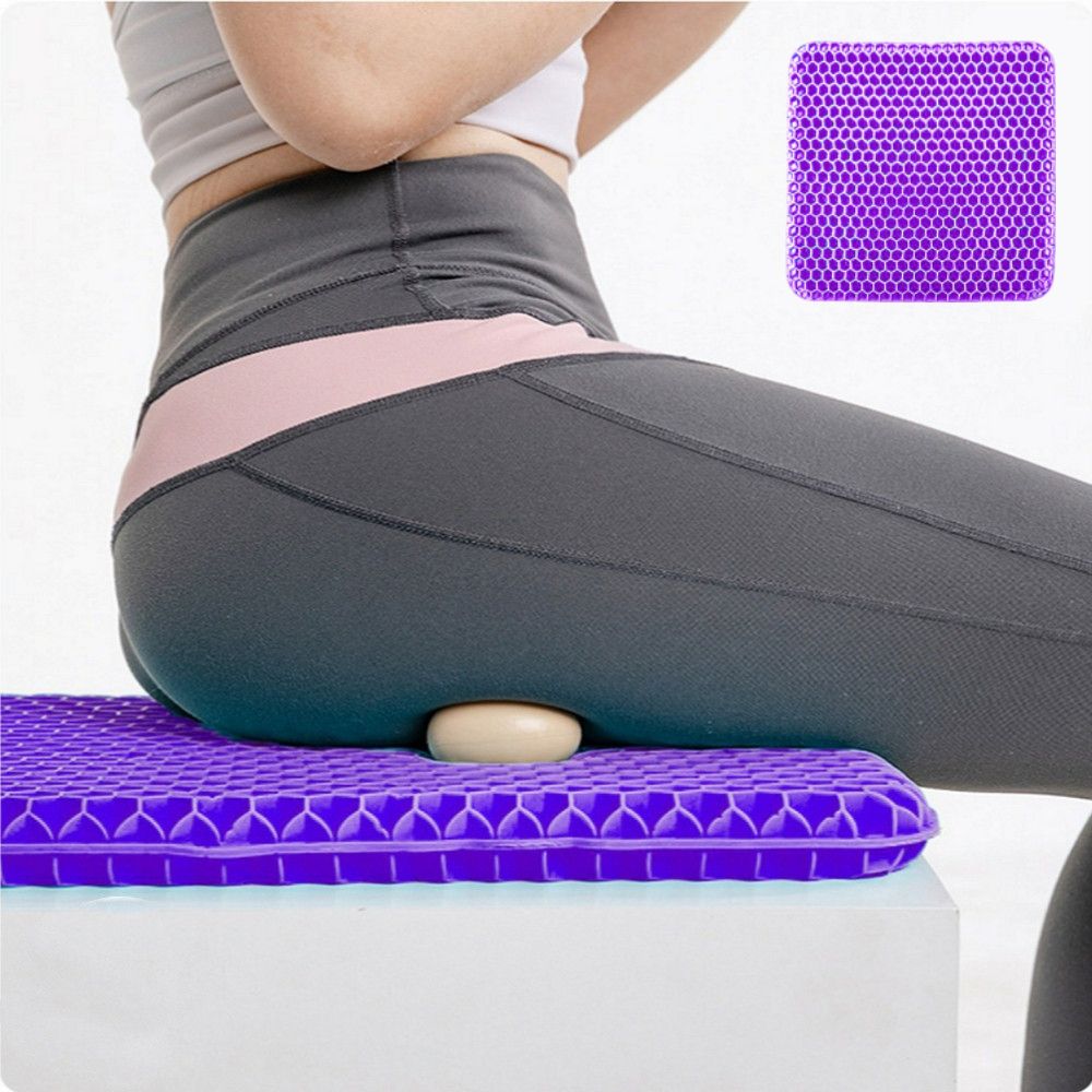 퍼플 방석 쿠션 식탁 벤치 사무실 컴퓨터 의자방석 수험생 책상 에어 허니콤 에어셀방석 S