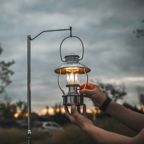 스코겐 N80 랜턴 하이엔드랜턴 크롬 백패킹 조명 led 캠핑 충전식