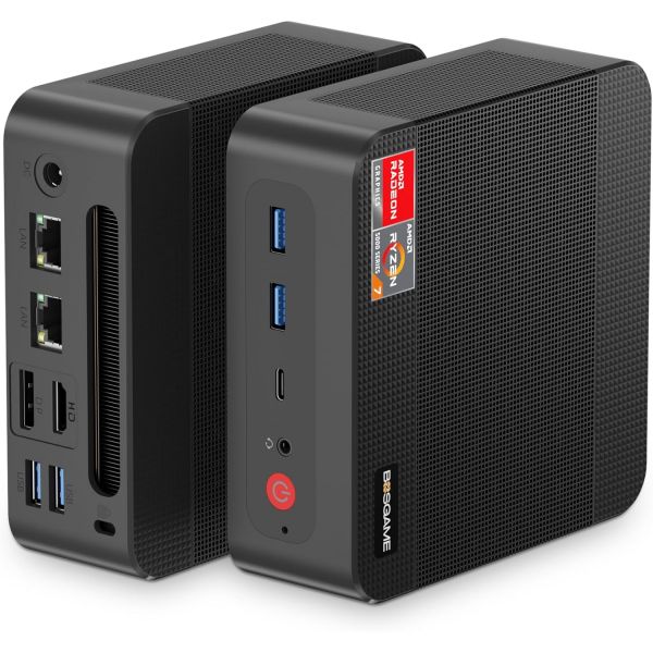 P4 Pro 미니 PC AMD Ryzen 7 5800U 프로세서 게이밍 컴퓨터8C16T 최대 4.3대GHz 16GB RAM 512GB M.2 SSD 트리플 디스플레이 데스크톱... 