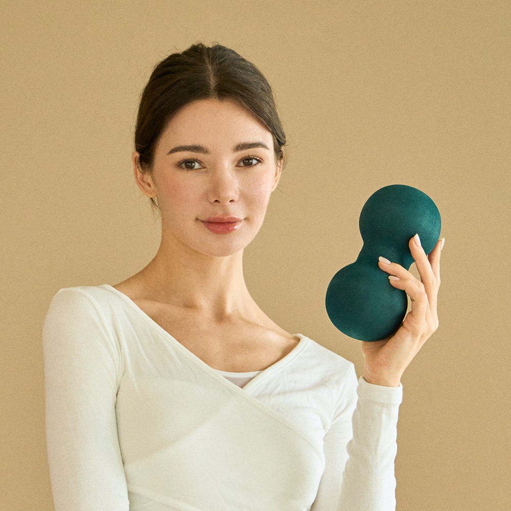 바디치트 EVA 땅콩볼 17cm 묵직한 듀얼 근막이완 스트레칭 지압볼 이미지 7