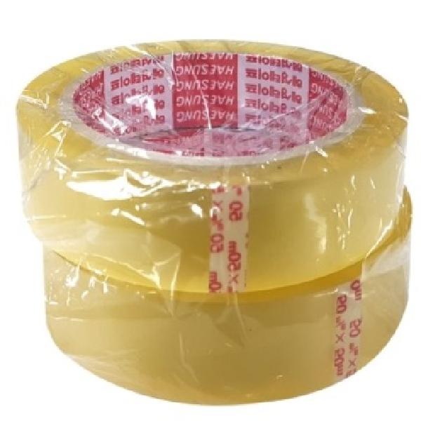 2입 25mm 50m 이등분 투명 테이프 2등분 테이프 - 상품 이미지