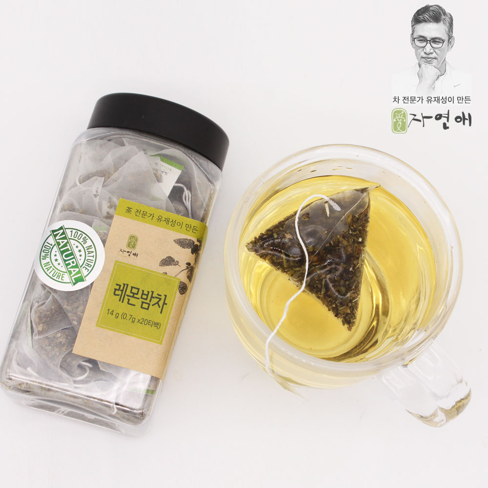 운동할때 좋은 카페인 없는 허브 레몬밤차 티백 20개입, 1개 이미지 7