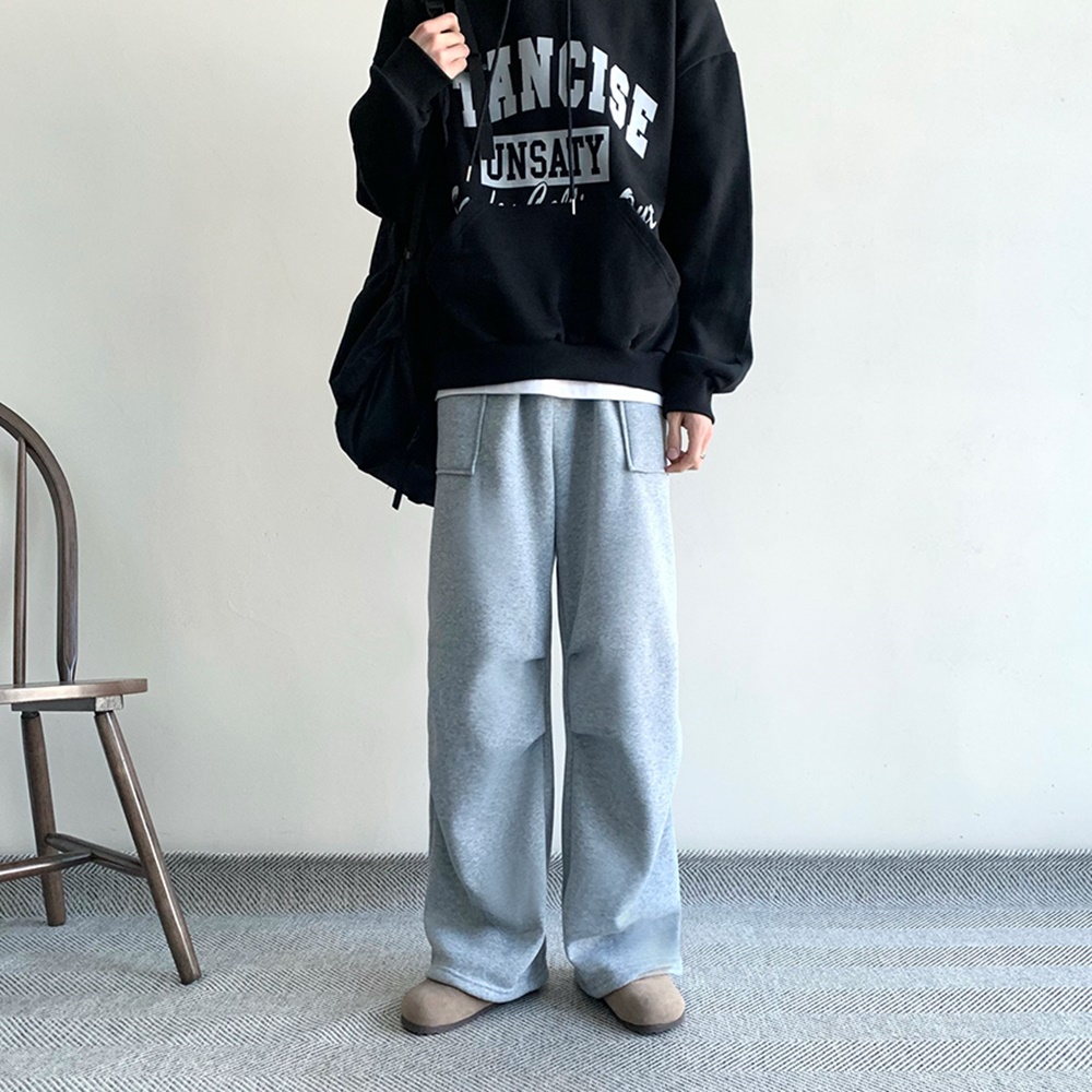 1+1 겨울바지 스웻팬츠 남성기모바지 이미지 8