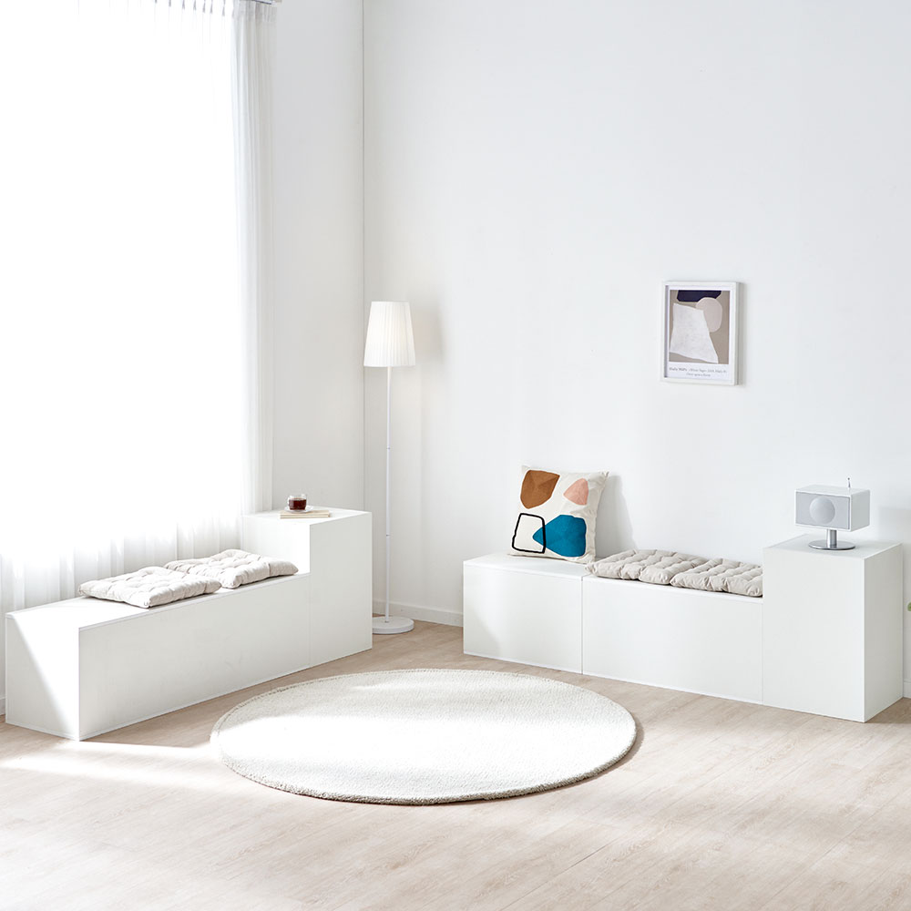 핸디 거실 현관 1200 수납 벤치 수납장 소파