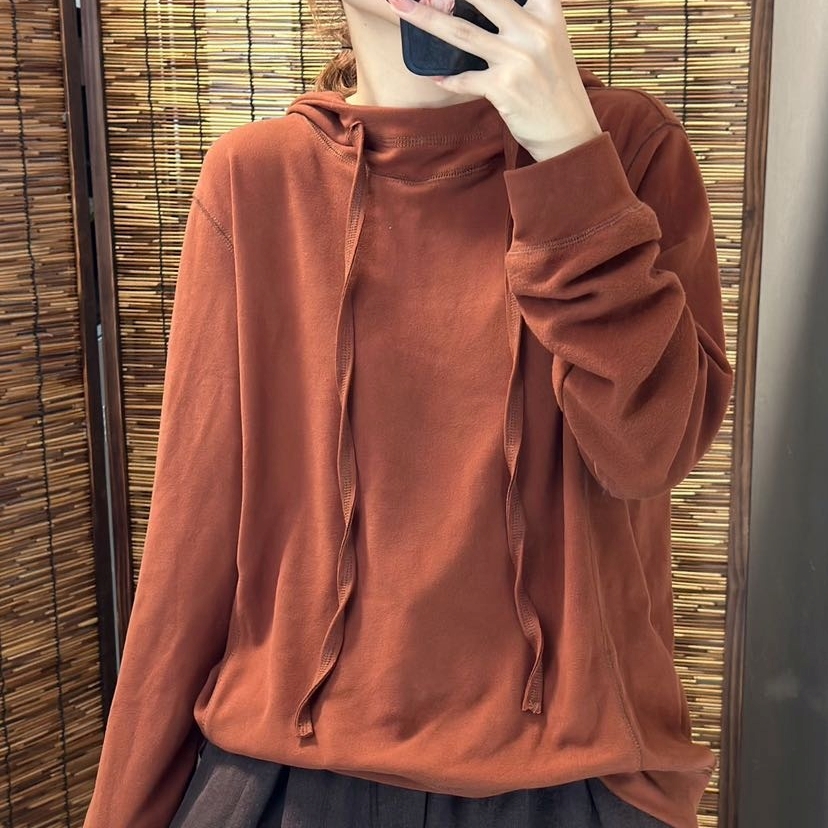 이너후드티 가을 겨울 여성후드티 미시옷 9275 - 상세 이미지 4
