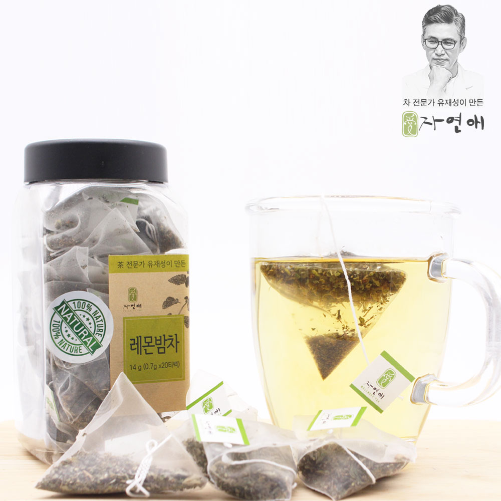 운동할때 좋은 카페인 없는 허브 레몬밤차 티백 20개입, 1개 이미지 6