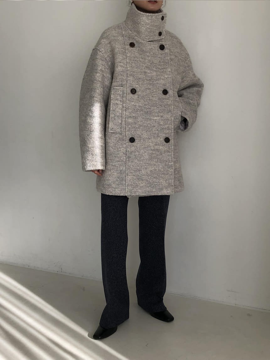 [SALE] 언더스탠딩 부클 하이넥 울 코트 3color 상세 이미지 26