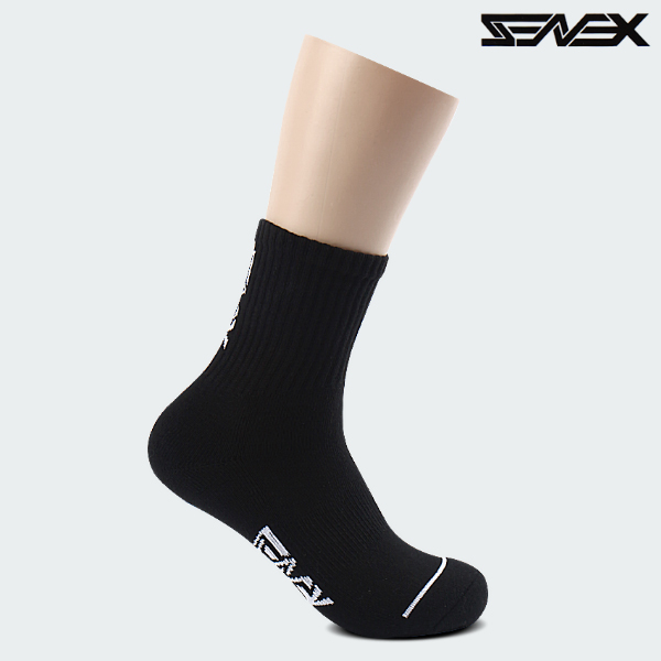 세넥스 테니스 양말 라이트 쿠션 라인 장목 남성용 테니스복 동호회 클럽 대용량 72세트 - 상세 이미지 4