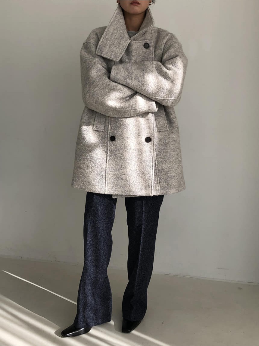 [SALE] 언더스탠딩 부클 하이넥 울 코트 3color 상세 이미지 22