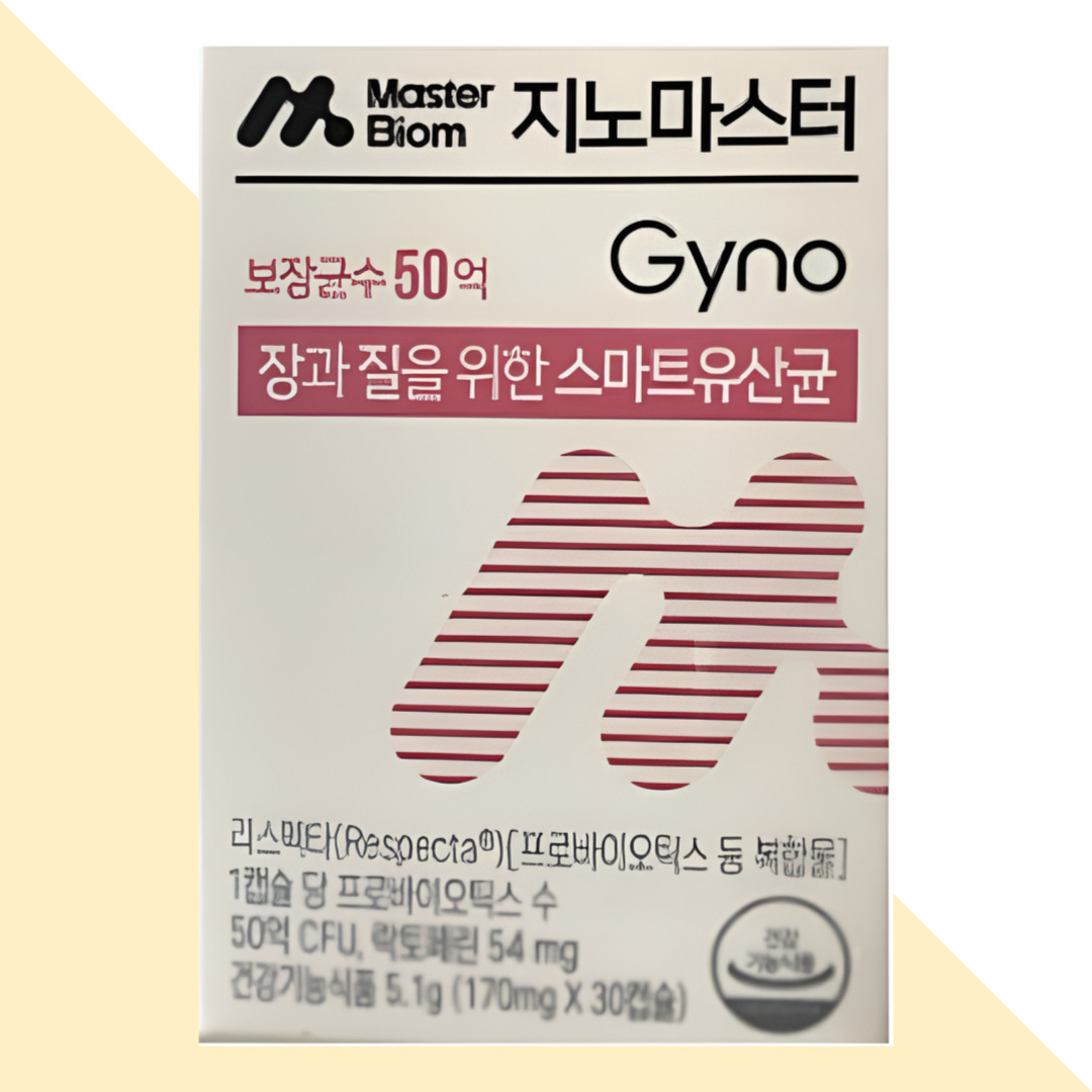 마스터바이옴 지노 마스터 리스펙타 질 유산균 여성 프로바이오틱스 장 건강 : 애플메디랩