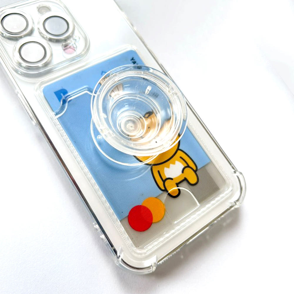 카드 수납 케이스에 카드 삽입 상태