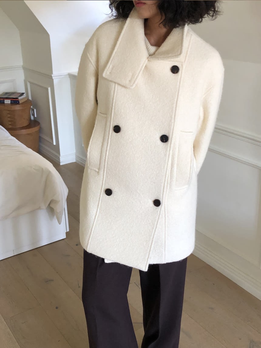 [SALE] 언더스탠딩 부클 하이넥 울 코트 3color 상세 이미지 11