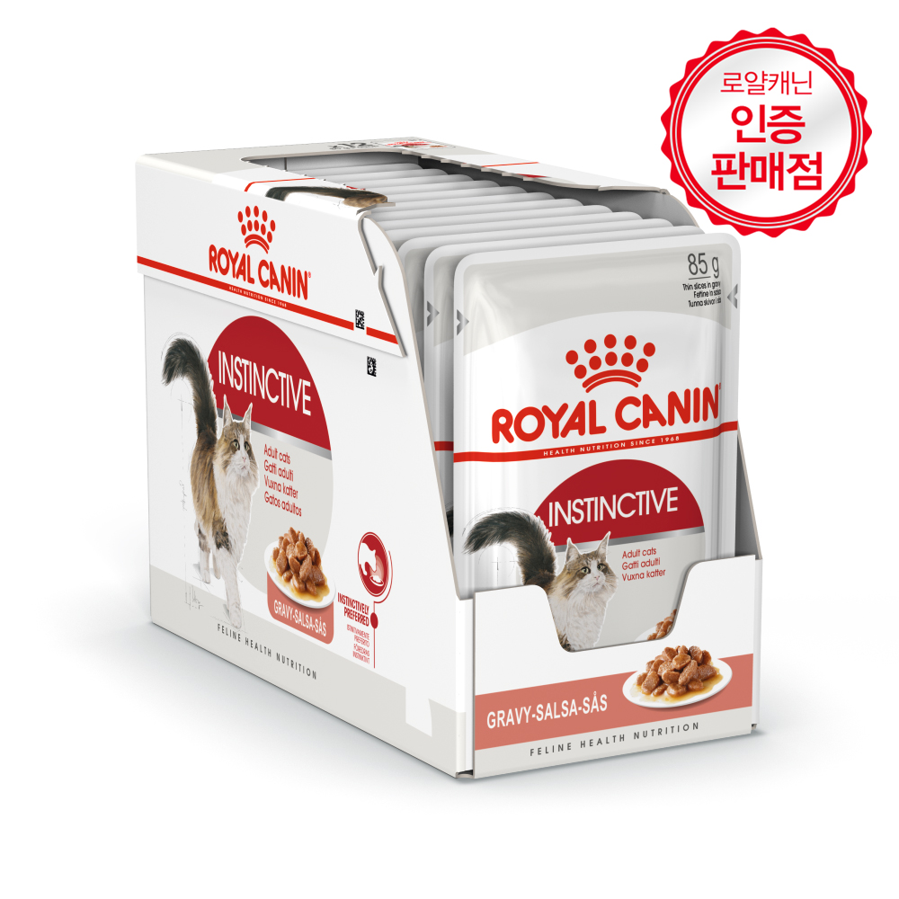 로얄캐닌 캣 인스팅티브 그레이비, 85g, 12개