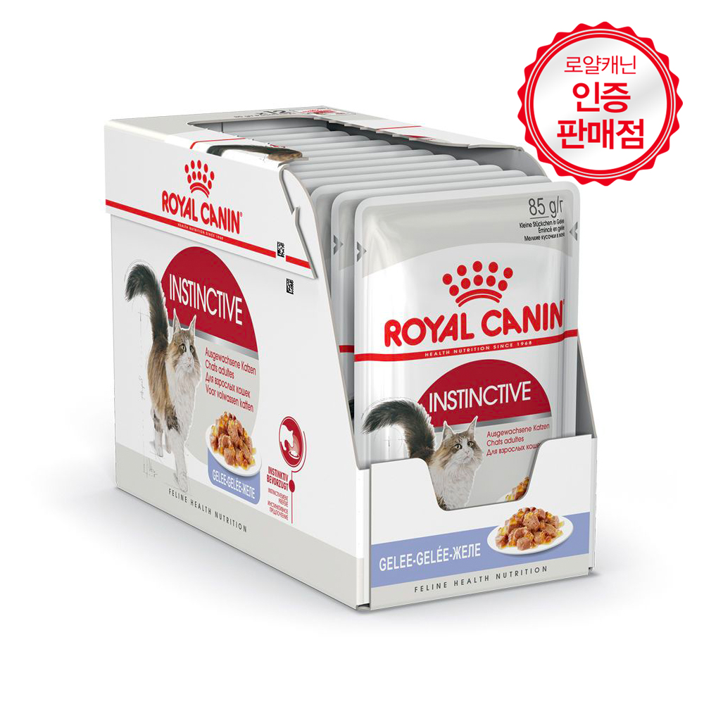 로얄캐닌 캣 인스팅티브 젤리, 85g, 12개