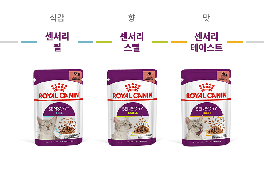 로얄캐닌 캣 센서리 그레이비 파우치 필, 85g, 12개 - 상세 이미지 3