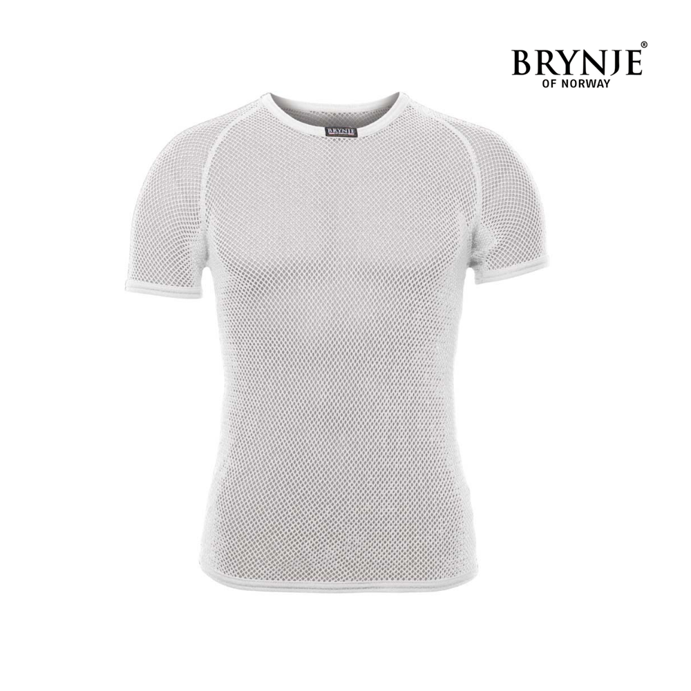브린제 슈퍼써모 언더레이어 남여공용 반팔 화이트