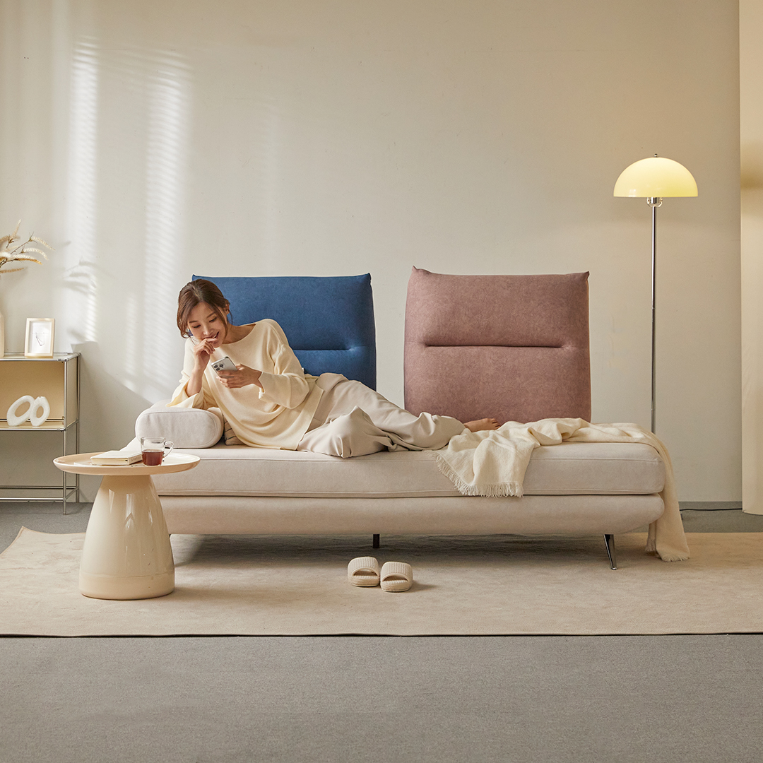 아크 듀오 3인용 모듈 소파 이지클린 갤럭시 패브릭 소파베드