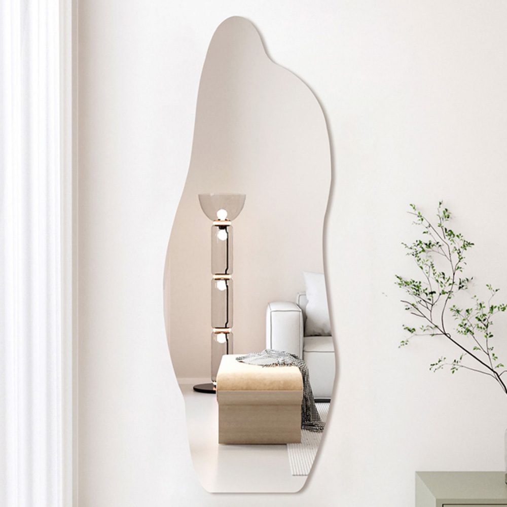 아크릴릭 붙이는 아크릴 거울 스퀘어 M 무타공 전신 화장대 거울