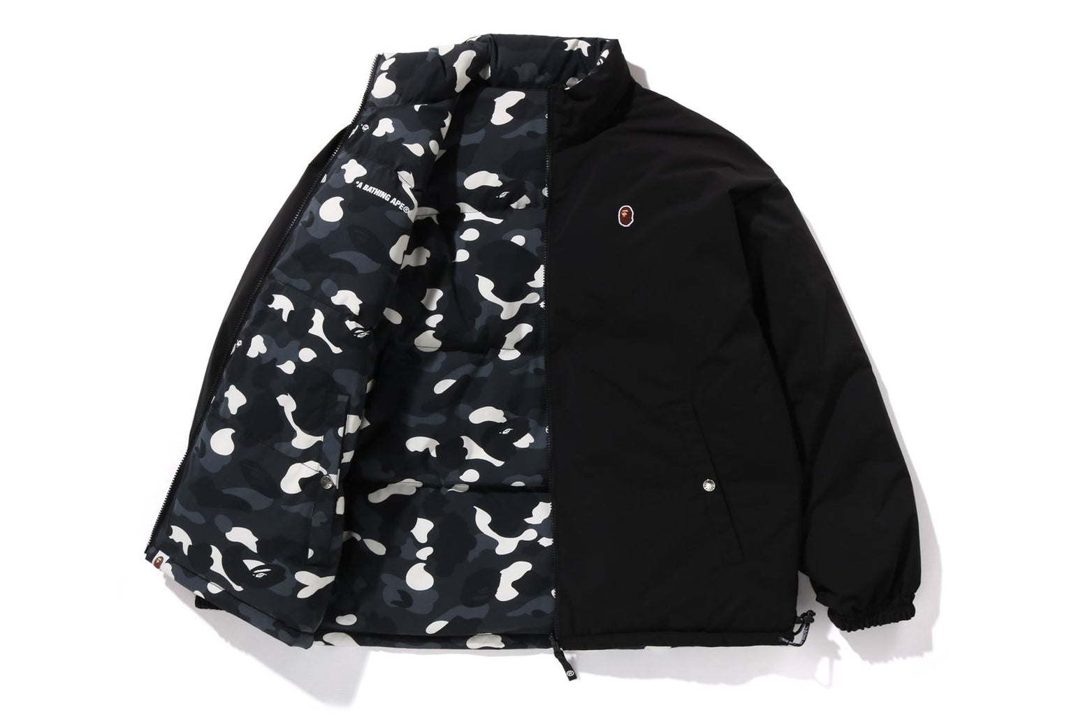 베이프 패딩 CITY CAMO REVERSIBLE DOWN JACKET 1K80-144-008 - 상세 이미지 3