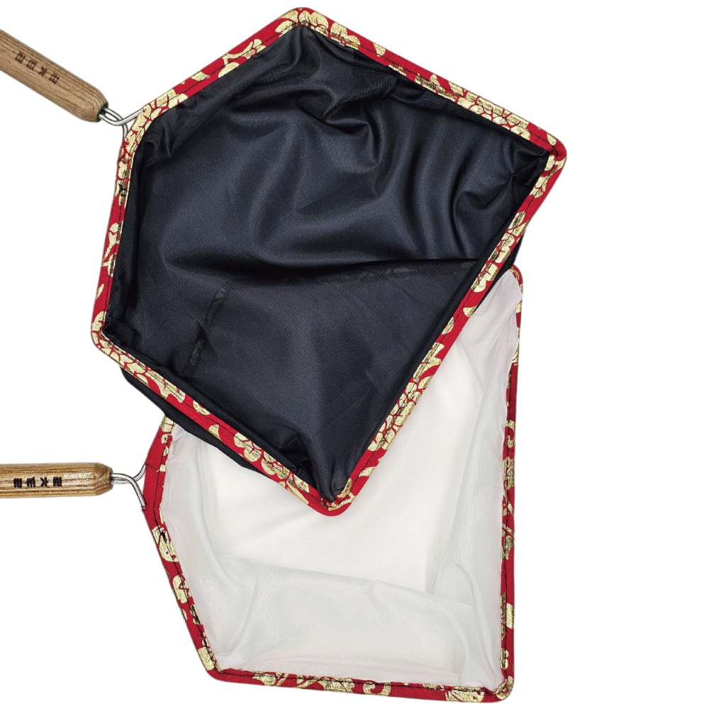 어항 뜰채 관상어 리치트리 금사단 홍색 헤드사이즈 대형 - 상품 이미지